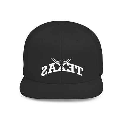 Texas Backwards - Flat Bill Snapback