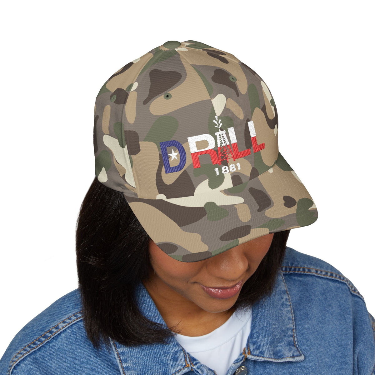 Drill Texas - Closed Back Embroidered Cap
