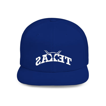 Texas Backwards - Flat Bill Snapback