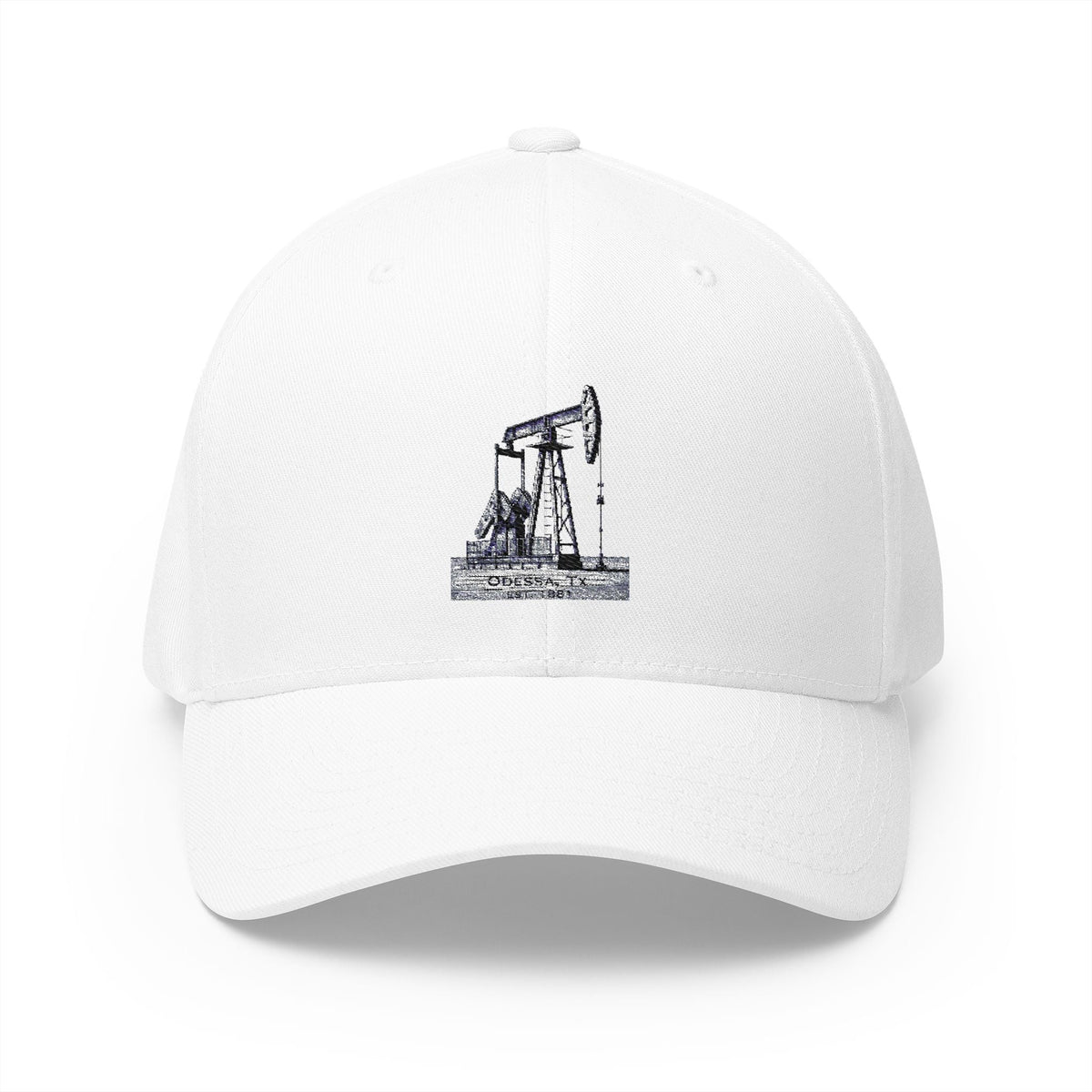 Embroidered Odessa Pumpjack Cap - Closed Back