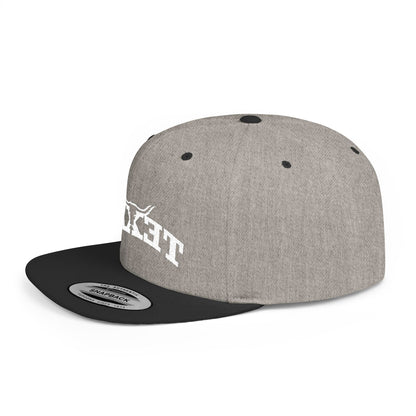 Texas Backwards - Flat Bill Snapback