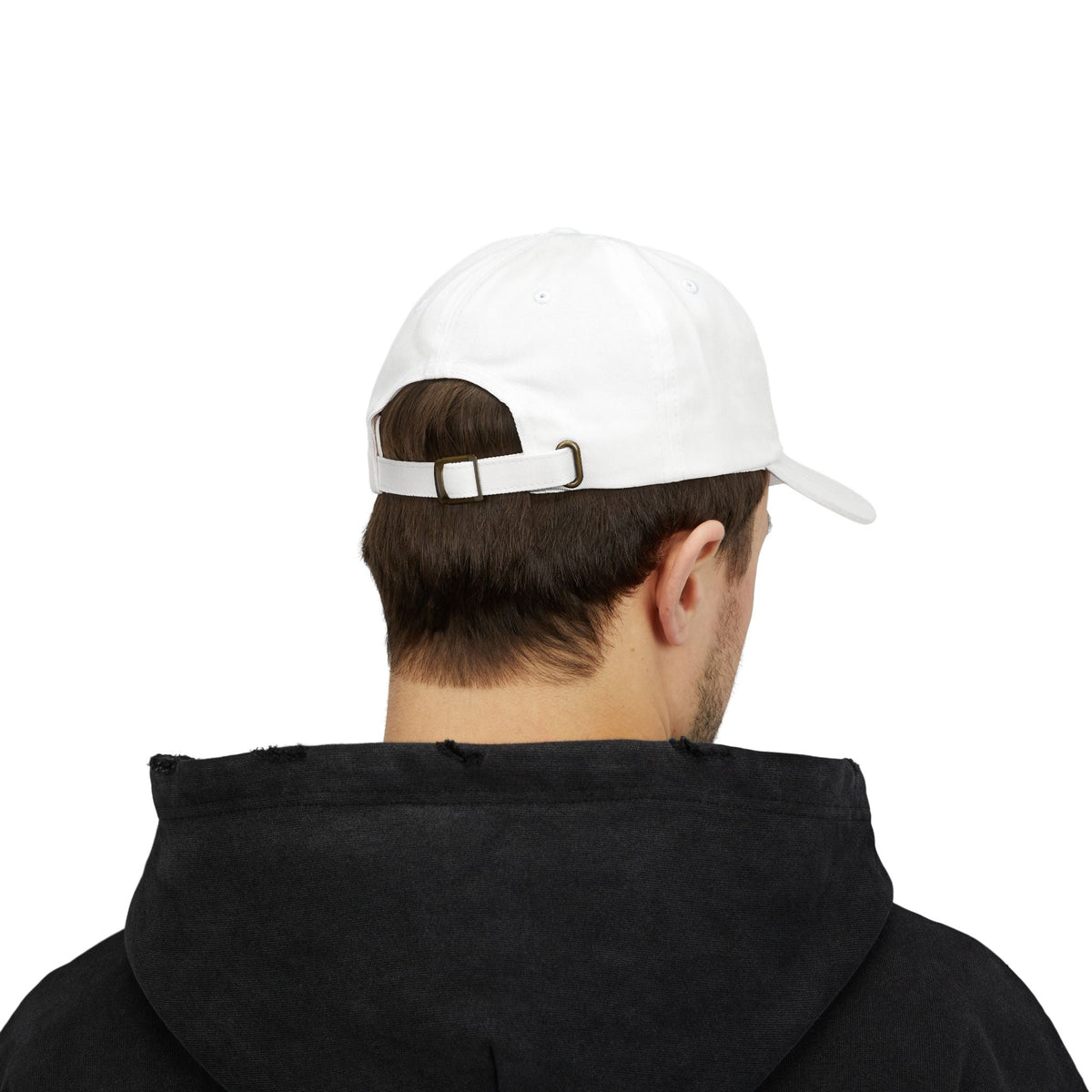 Drill 1881 Classic Dad Cap - Vintage Style Adjustable White Hat