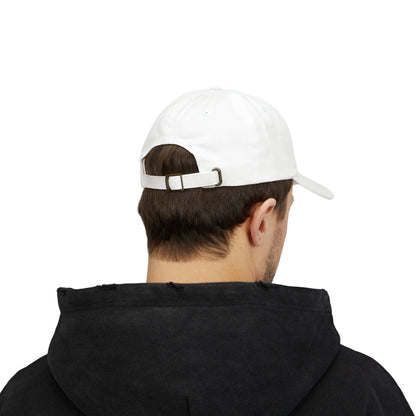 Drill 1881 Classic Dad Cap - Vintage Style Adjustable White Hat