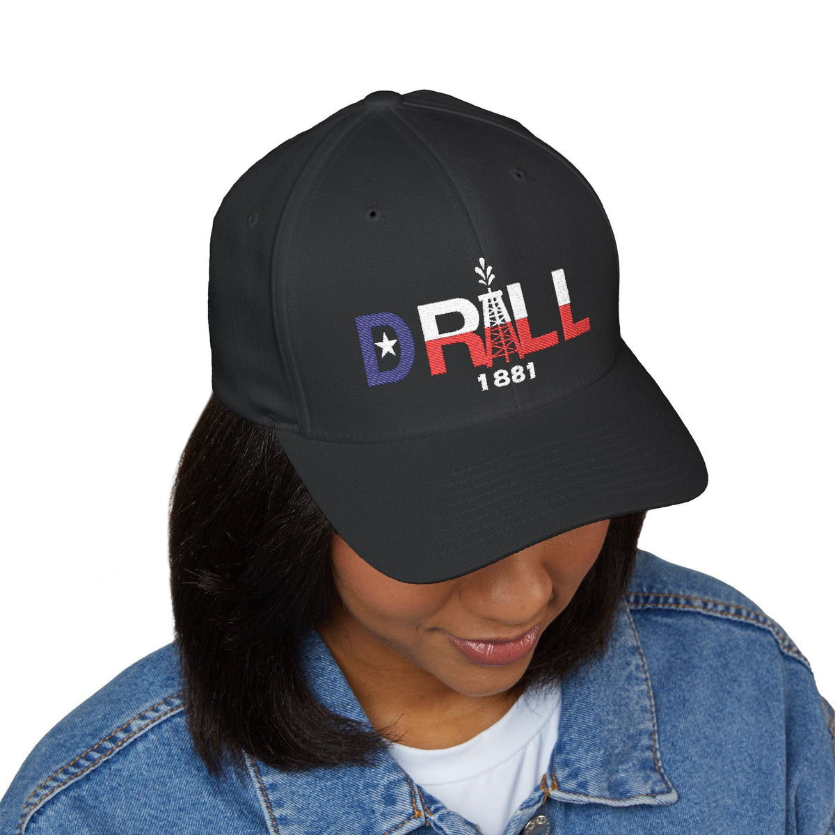 Drill Texas - Closed Back Embroidered Cap