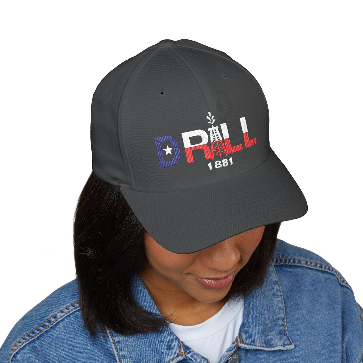 Drill Texas - Closed Back Embroidered Cap