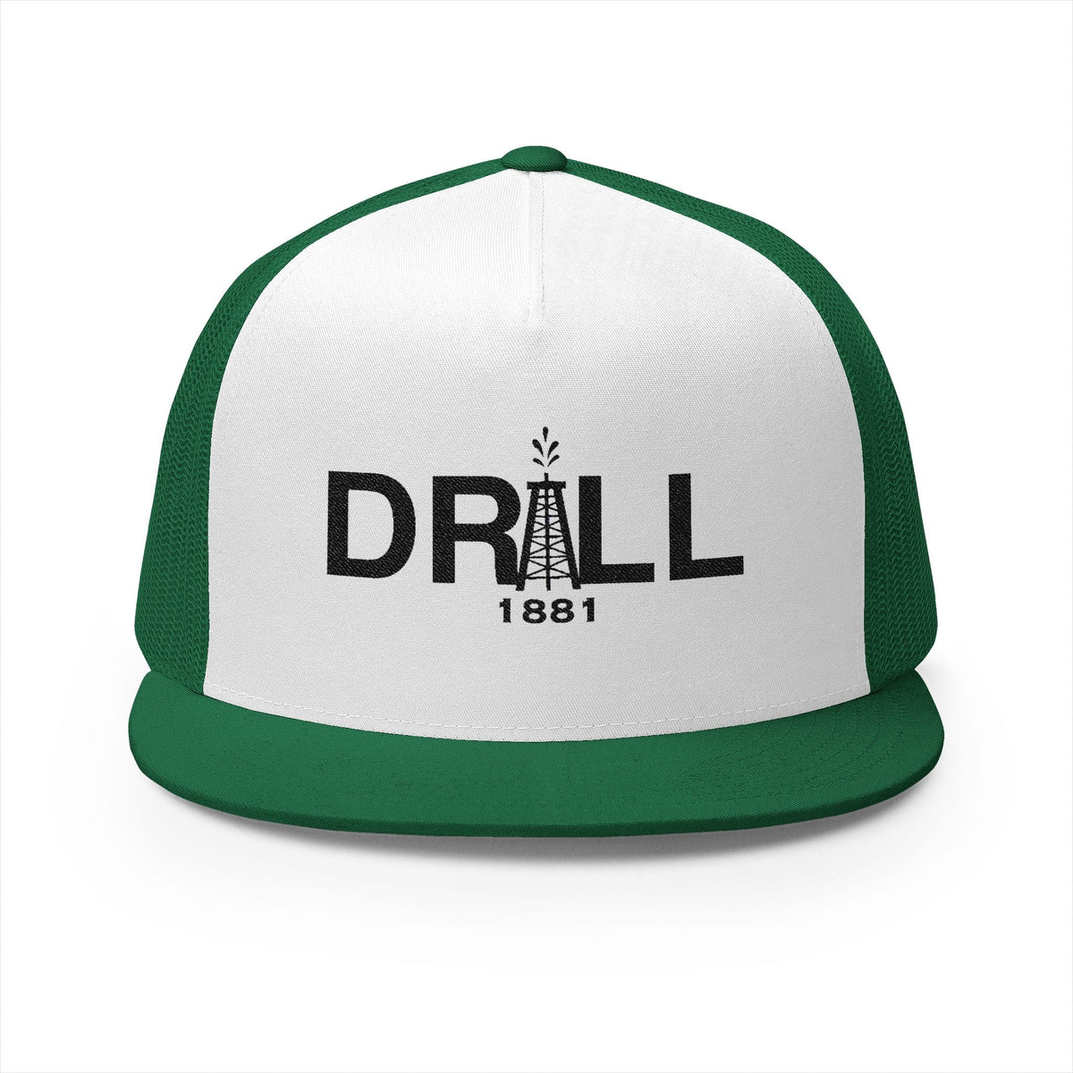 Vintage Drill 1881 5 Panel Trucker Cap