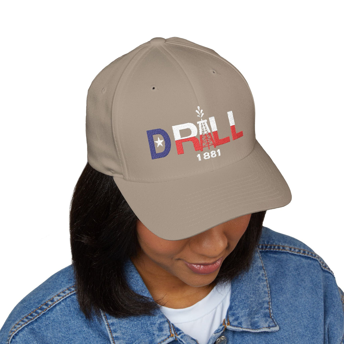 Drill Texas - Closed Back Embroidered Cap