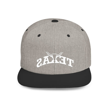 Texas Backwards - Flat Bill Snapback