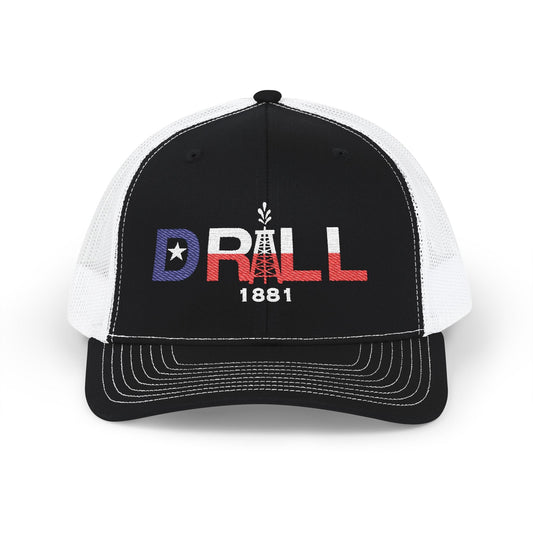 Drill Texas Flag Trucker Hat