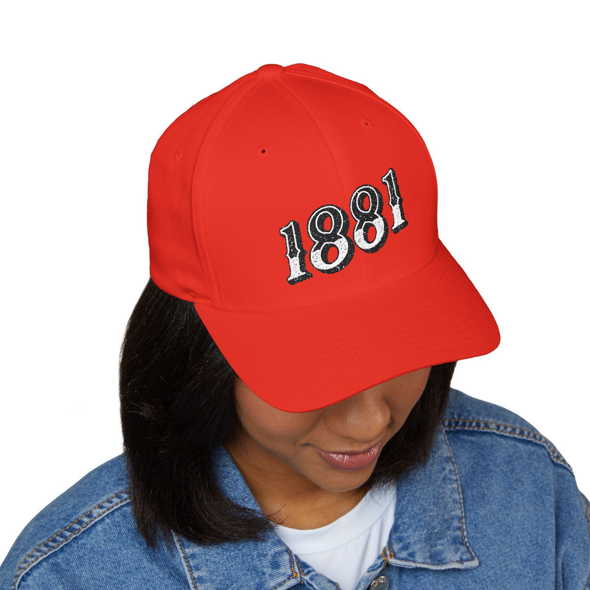 Embroidered Closed-Back Cap - 1881 Classic