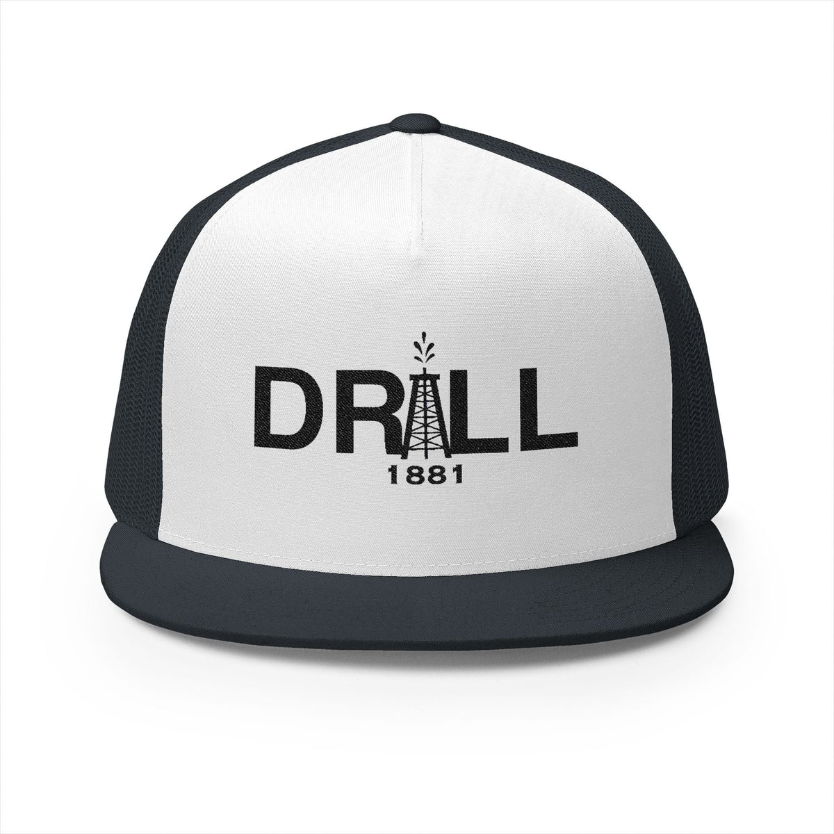 Vintage Drill 1881 5 Panel Trucker Cap