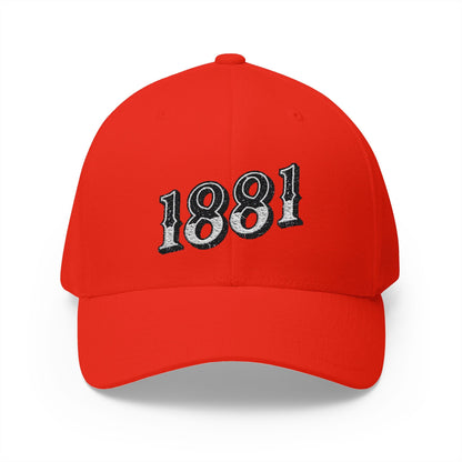 Embroidered Closed-Back Cap - 1881 Classic