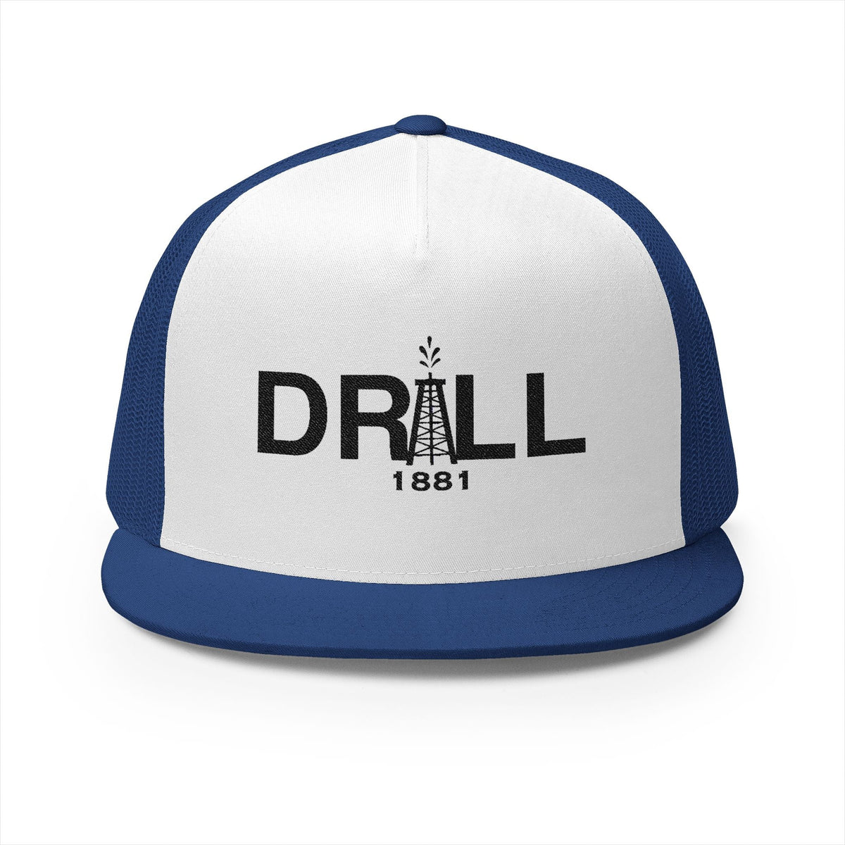Vintage Drill 1881 5 Panel Trucker Cap