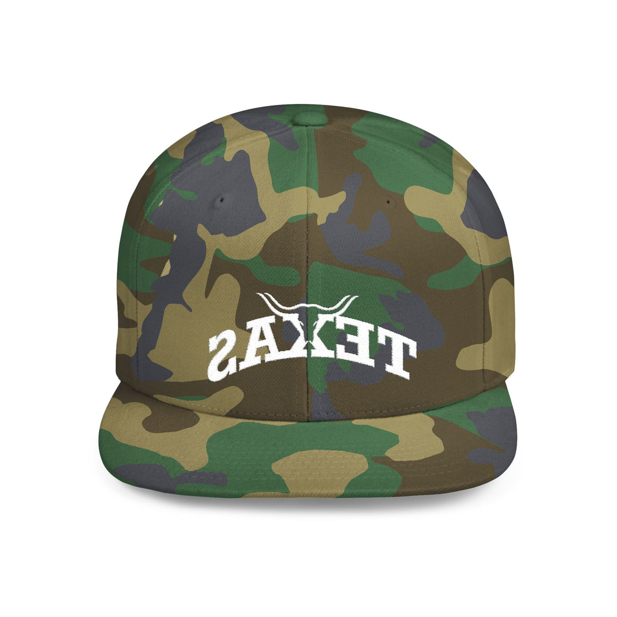 Texas Backwards - Flat Bill Snapback